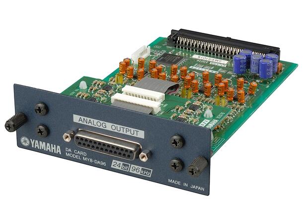 Yamaha MY8-DA96 Ekspansjon 8-channel 24-bit/96kHz analog line-level